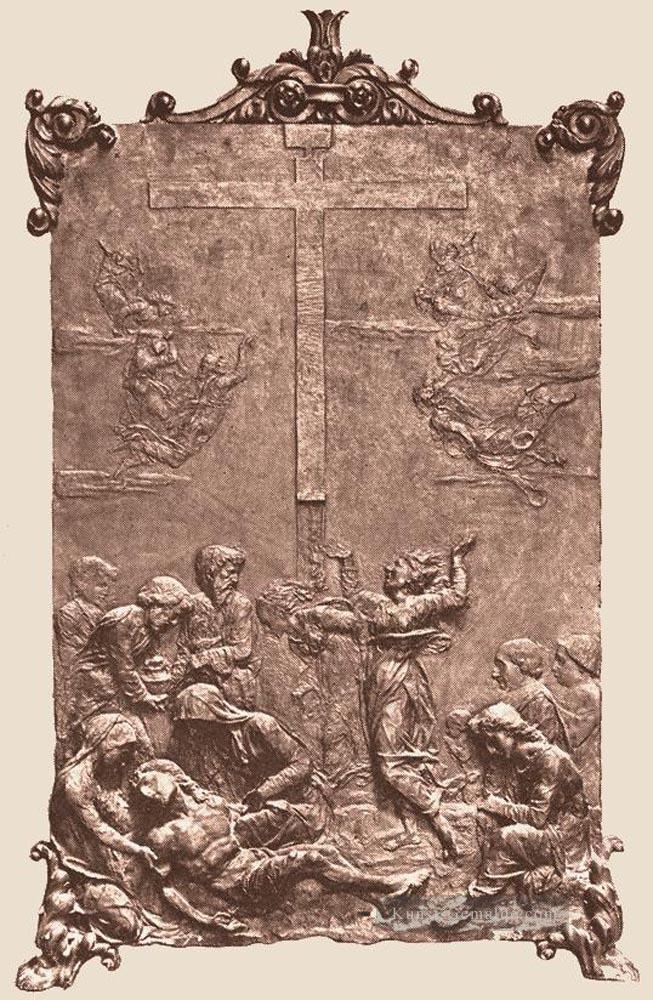 Kreuzabnahme Sieneser Francesco di Giorgio Ölgemälde